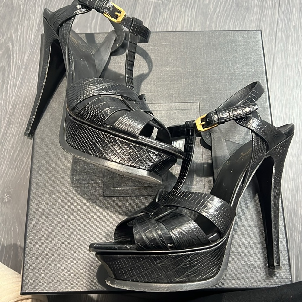 Saint Laurent Tribute Heels Black - Picture 5 of 5